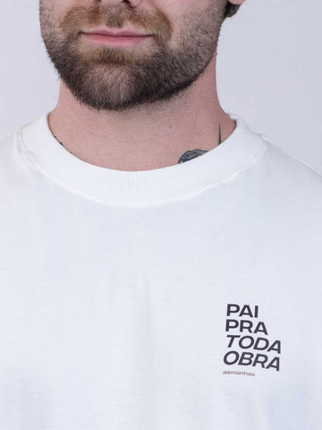 Camiseta Oversized Pai Pra Toda Obra Asmanhas