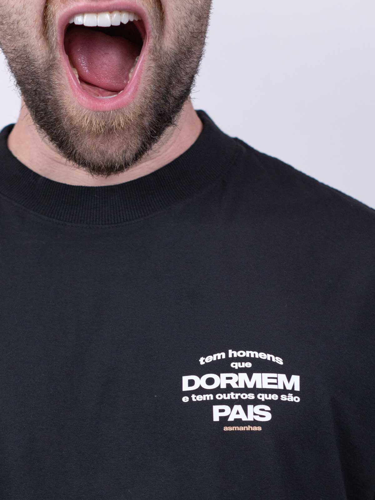 Camiseta Oversized Pais Não Dormem Asmanhas