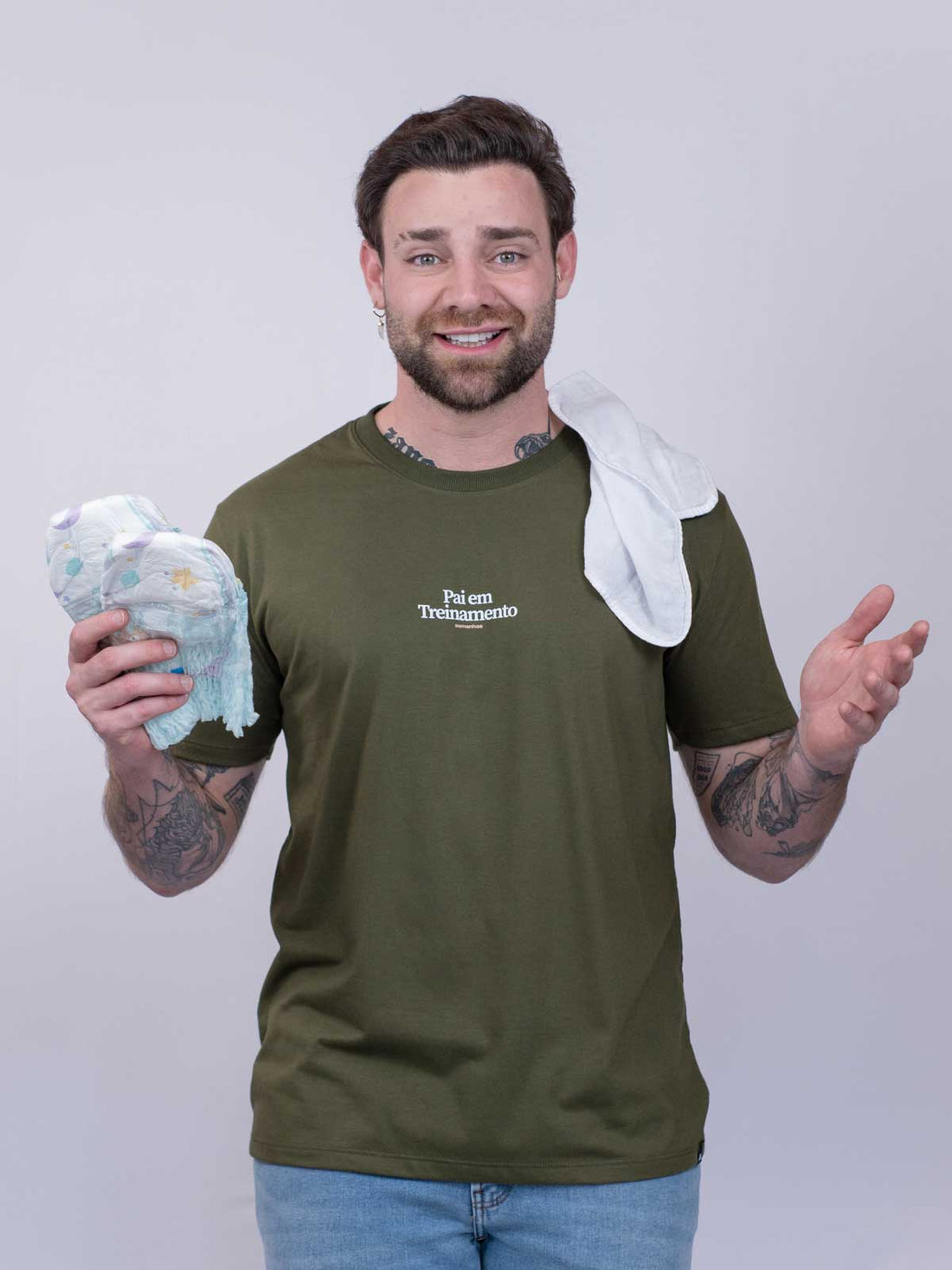Camiseta Pai em Treinamento Asmanhas