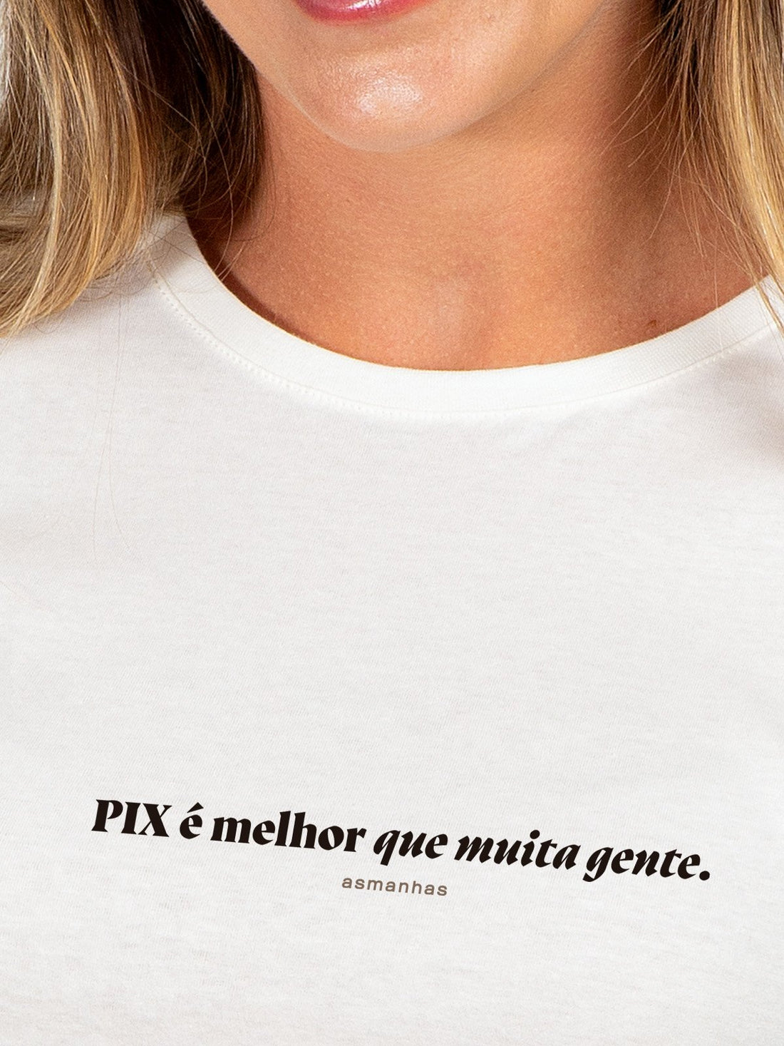 Camiseta Feminina Pix É Melhor Que Muita Gente Asmanhas