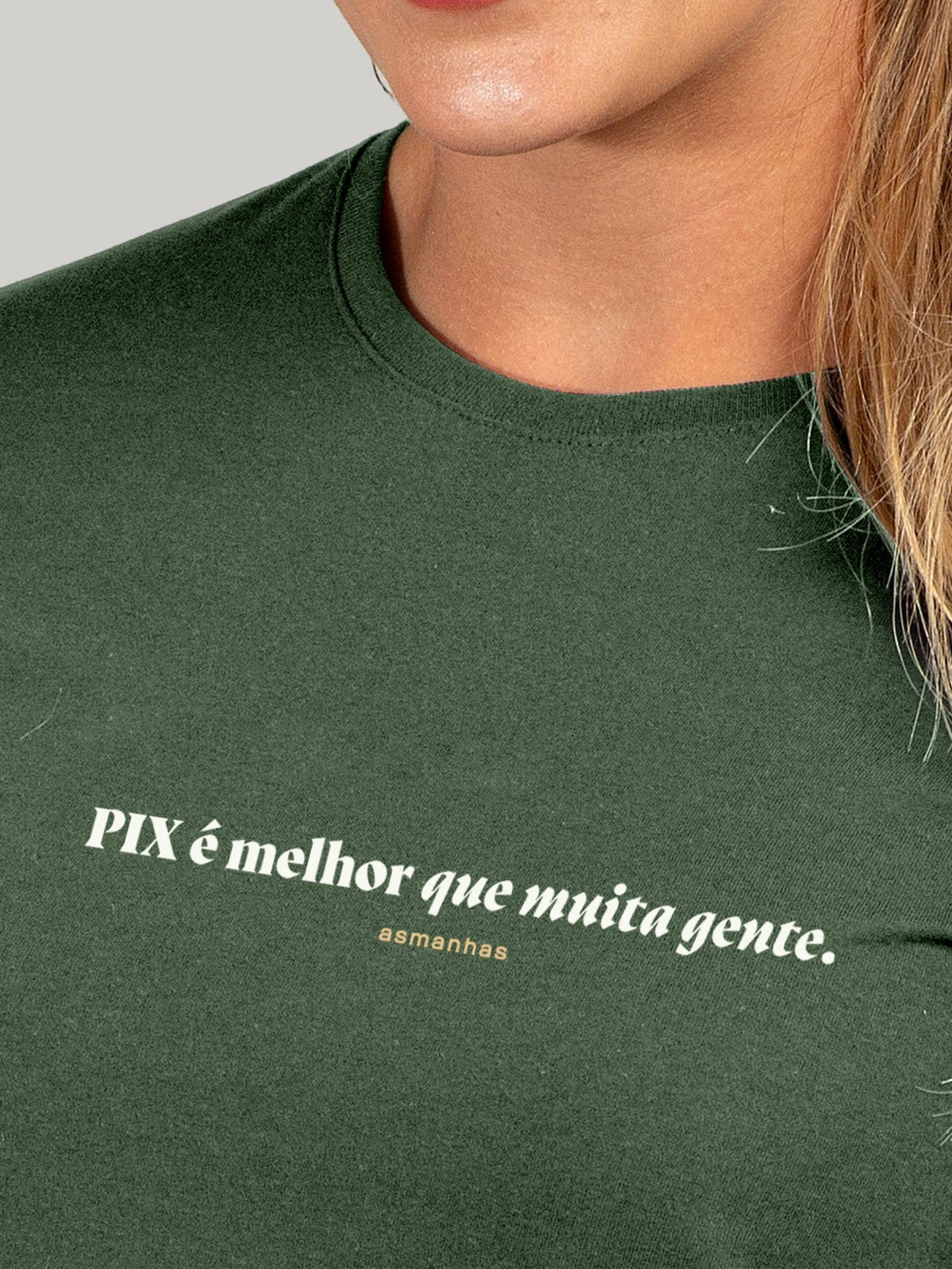 Camiseta Feminina Pix É Melhor Que Muita Gente Asmanhas