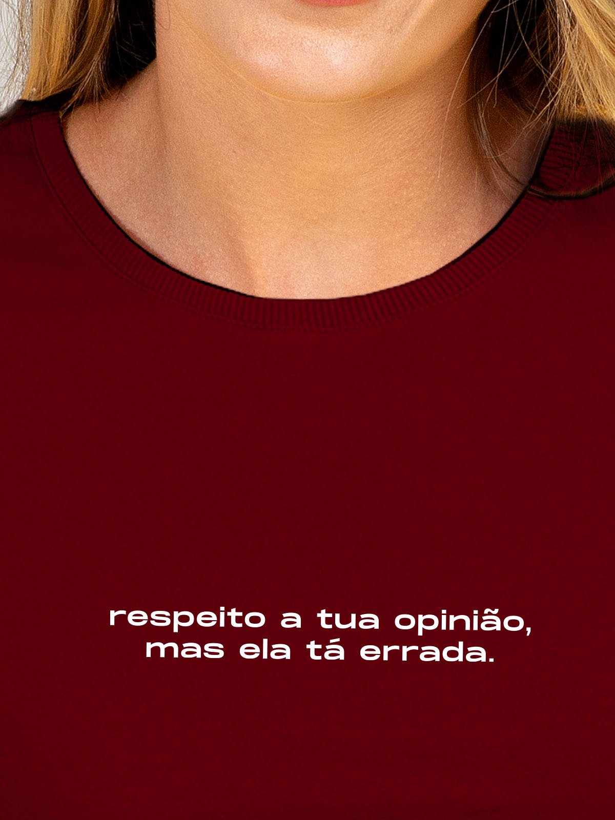Camiseta Feminina Respeito a Tua Opinião Asmanhas