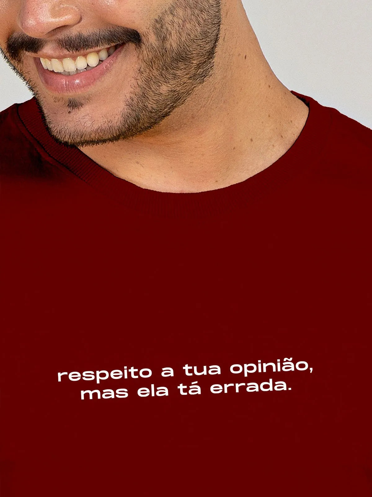 Camiseta Respeito a Tua Opinião Asmanhas