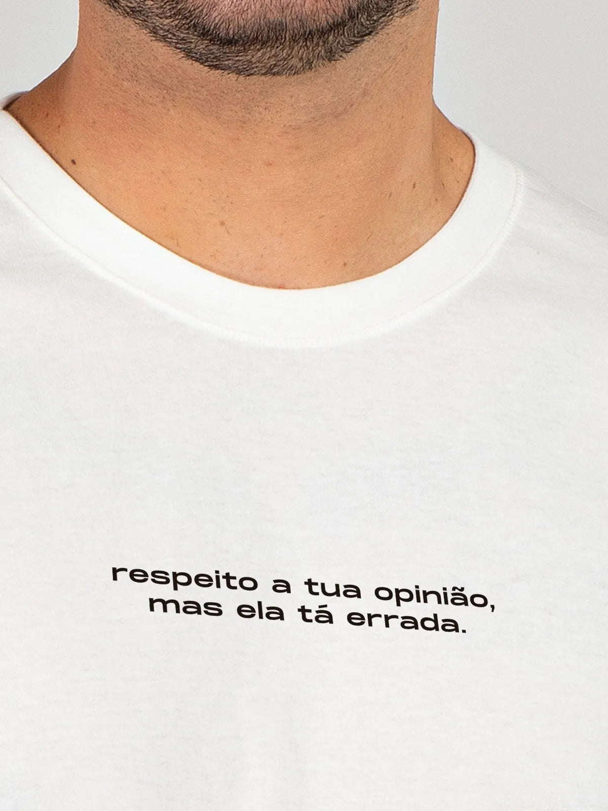 Camiseta Respeito a Tua Opinião Asmanhas