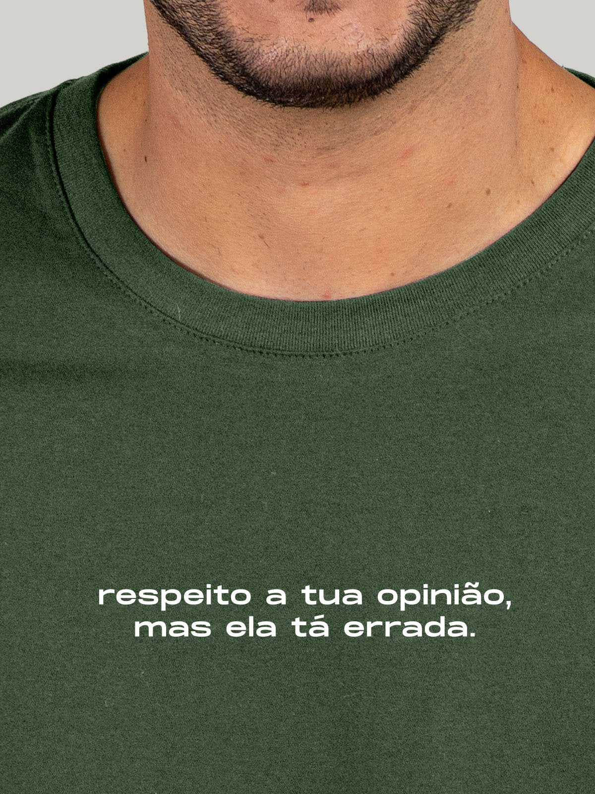 Camiseta Respeito a Tua Opinião Asmanhas