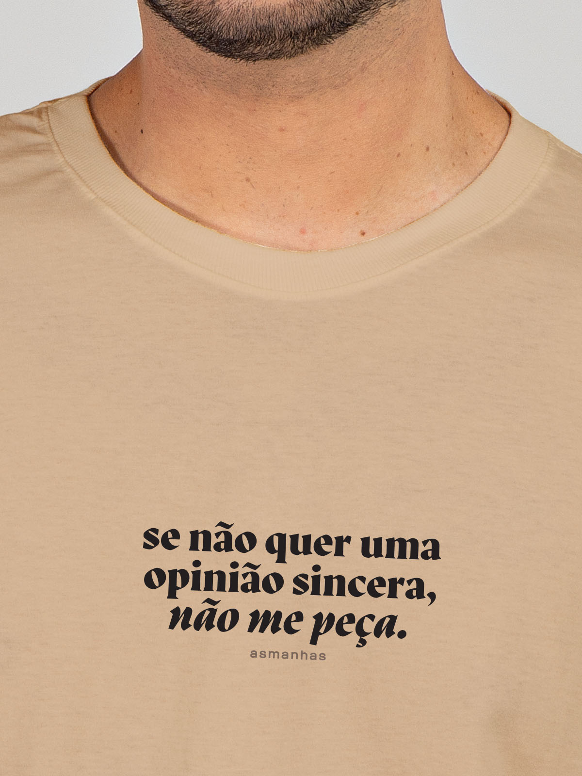 Camiseta Opinião Sincera Asmanhas Liquida