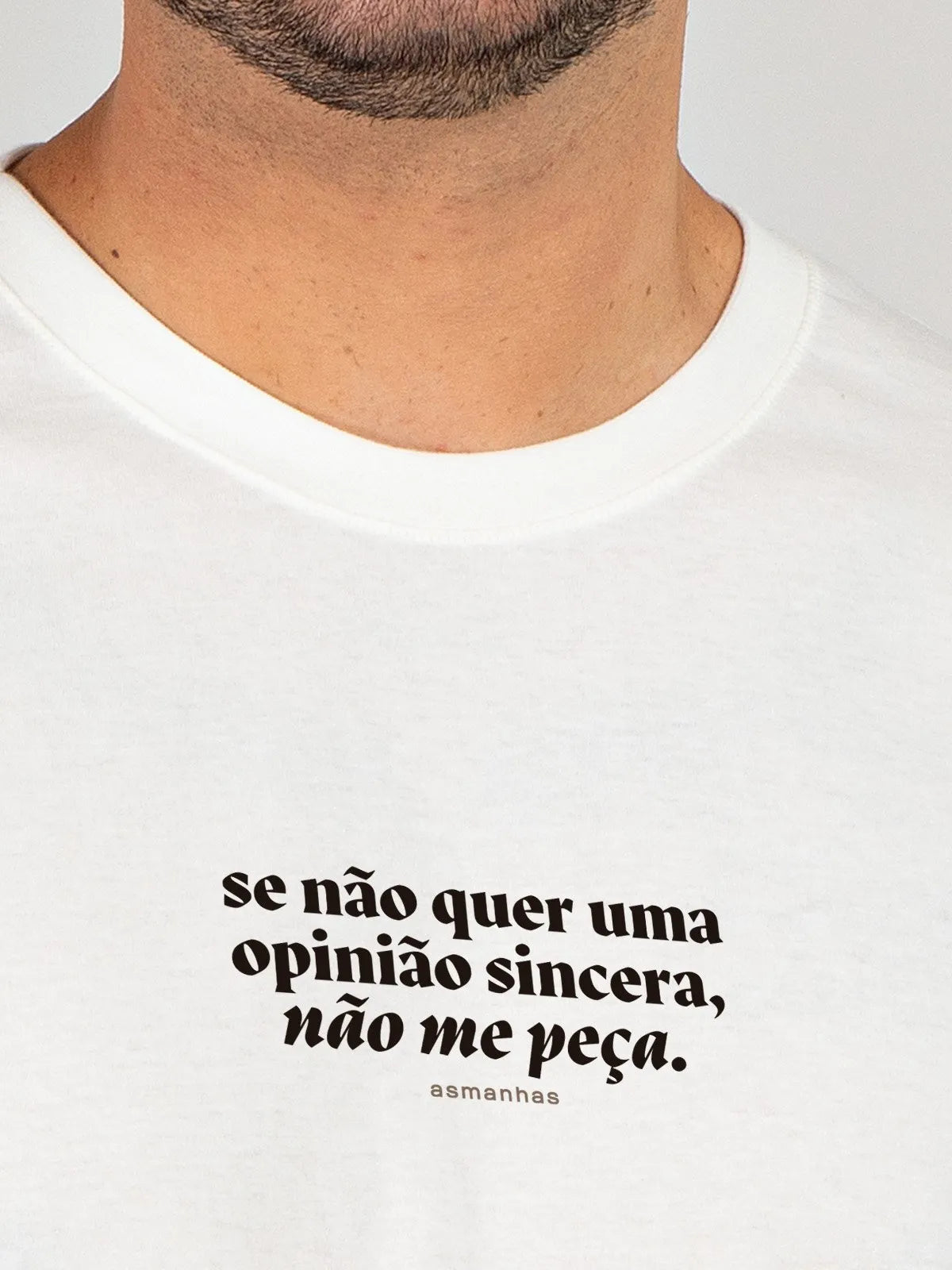 Camiseta Opinião Sincera Asmanhas