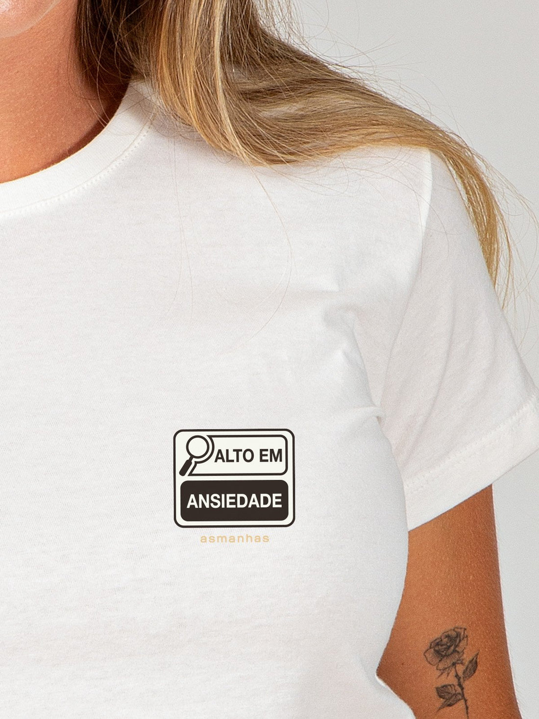 Camiseta Feminina Alto em Ansiedade Asmanhas