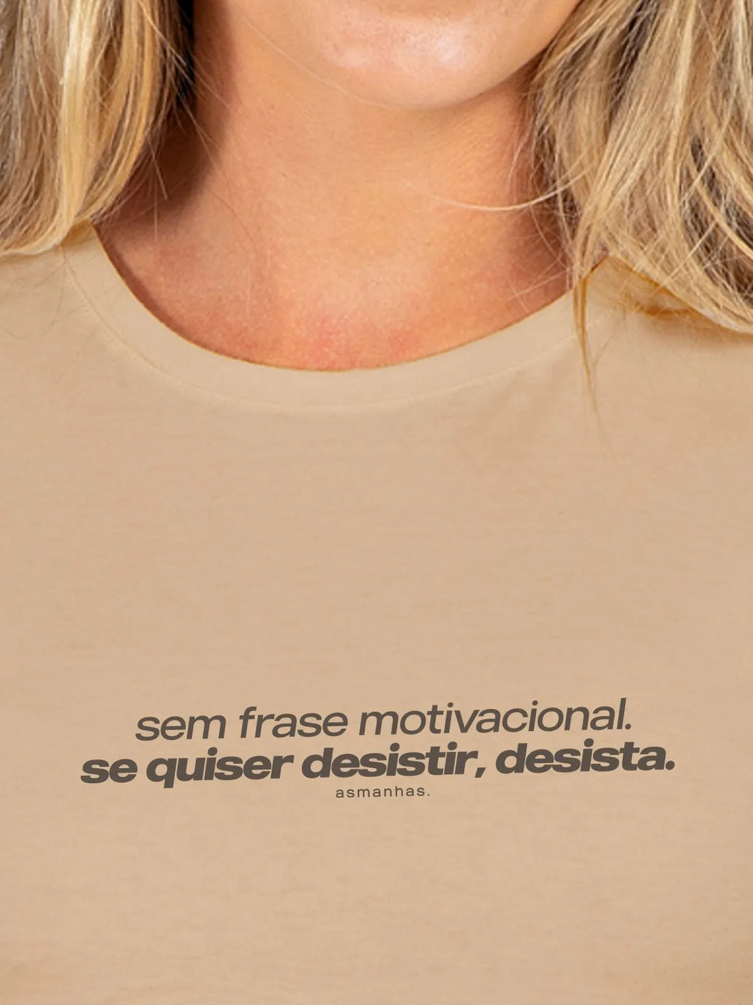 Camiseta Feminina Sem Frase Motivacional Asmanhas