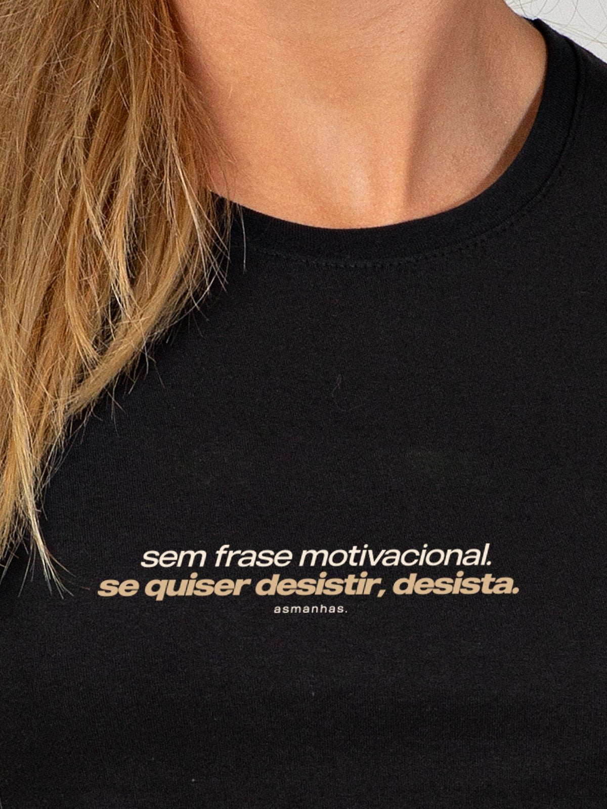 Camiseta Feminina Sem Frase Motivacional Asmanhas