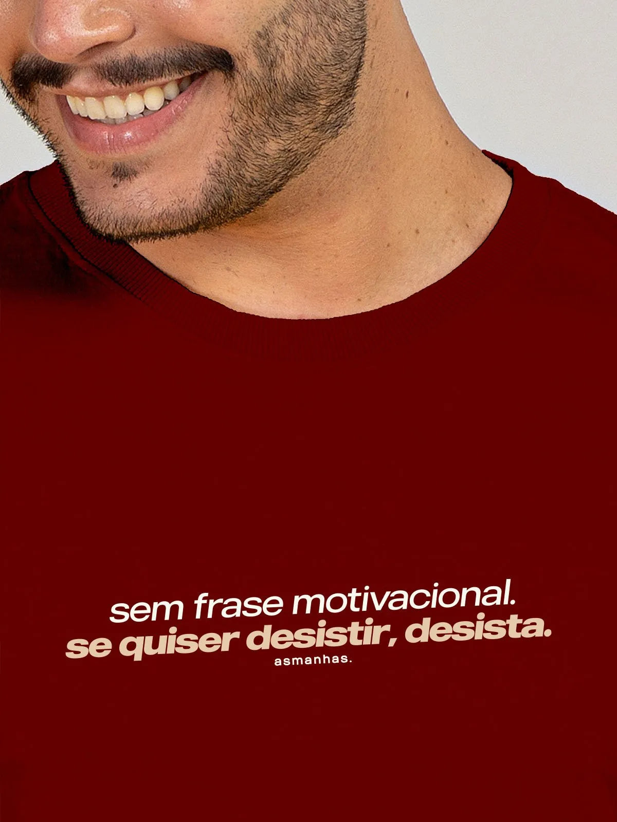 Camiseta Sem Frase Motivacional Asmanhas