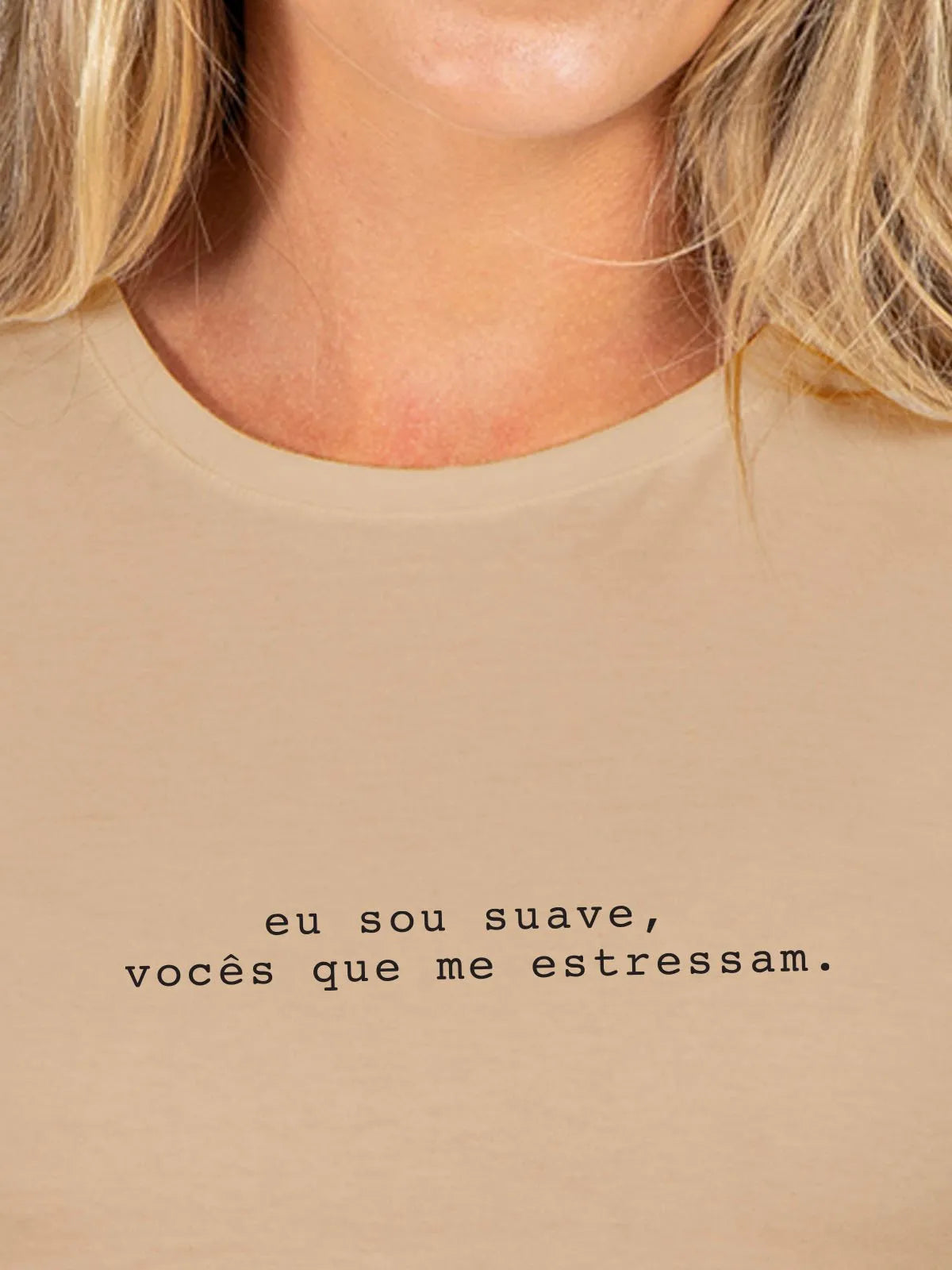 Camiseta Feminina Eu sou Suave Asmanhas
