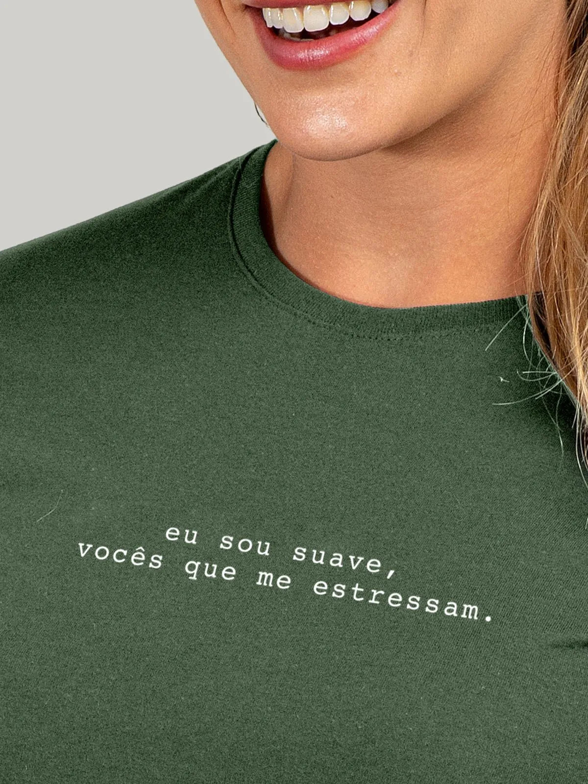 Camiseta Feminina Eu sou Suave Asmanhas