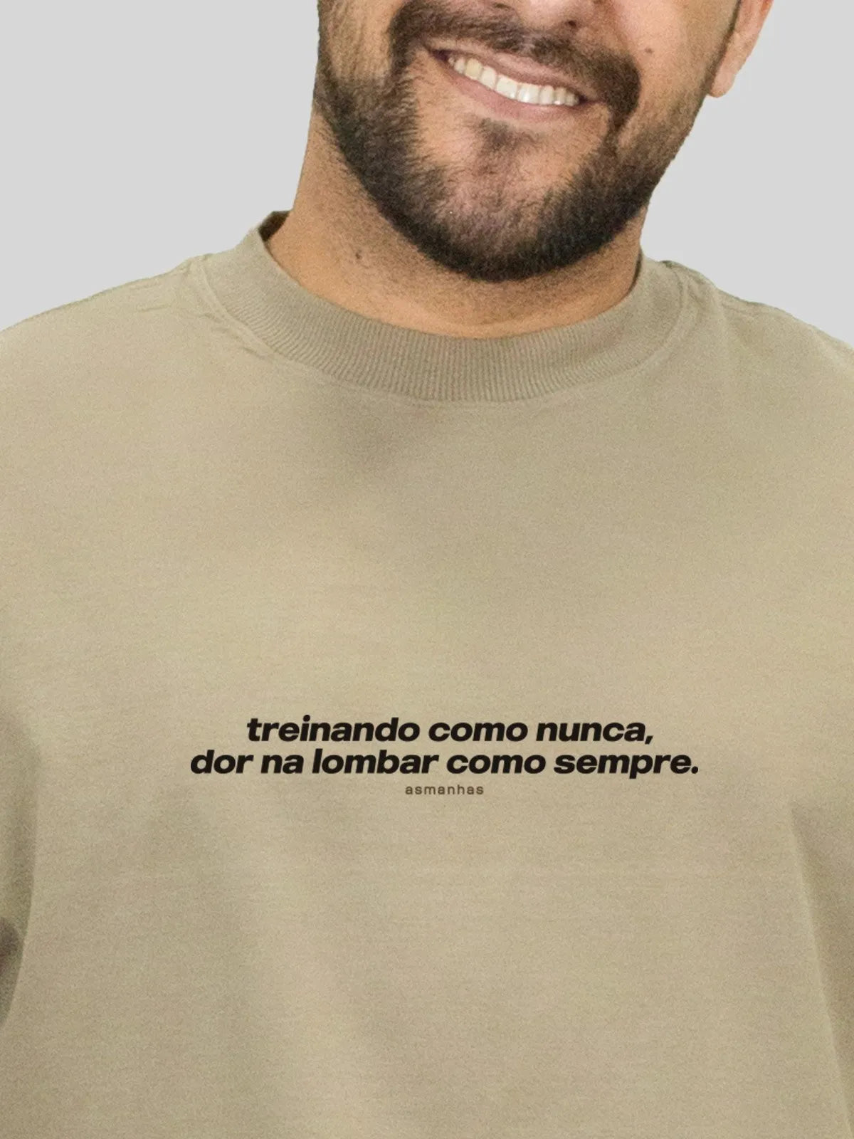 Camiseta Oversized Dor na Lombar Asmanhas