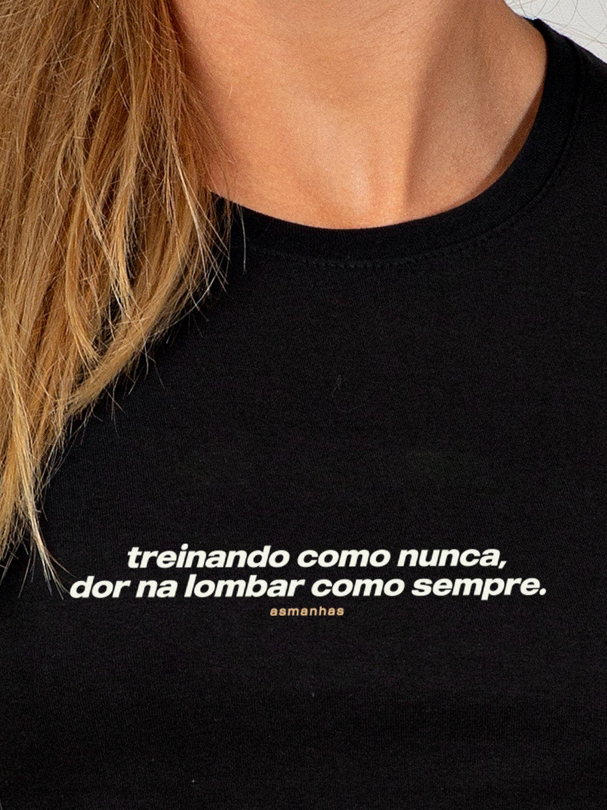 Camiseta Feminina Dor na Lombar Asmanhas