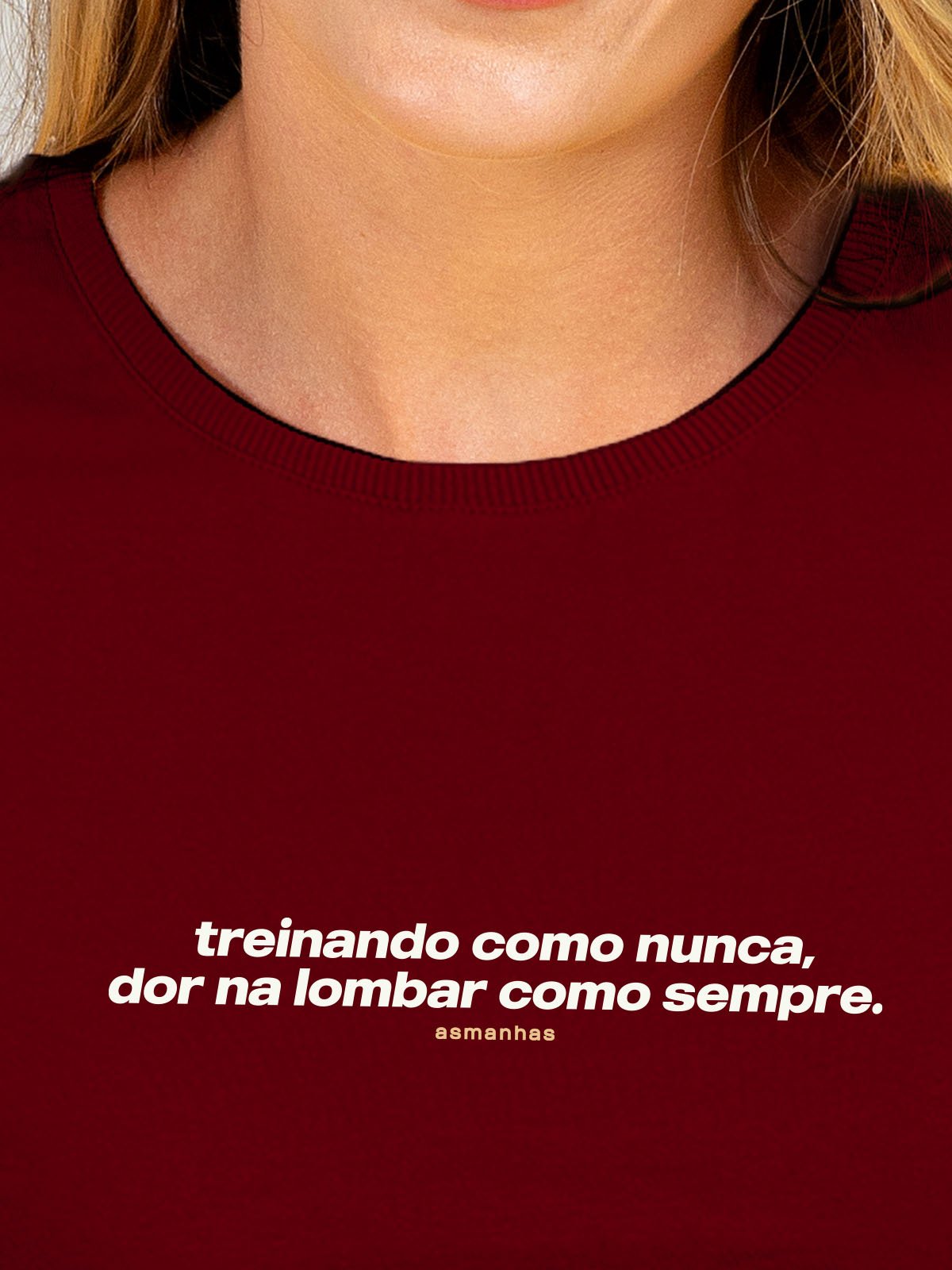 Camiseta Feminina Dor na Lombar Asmanhas