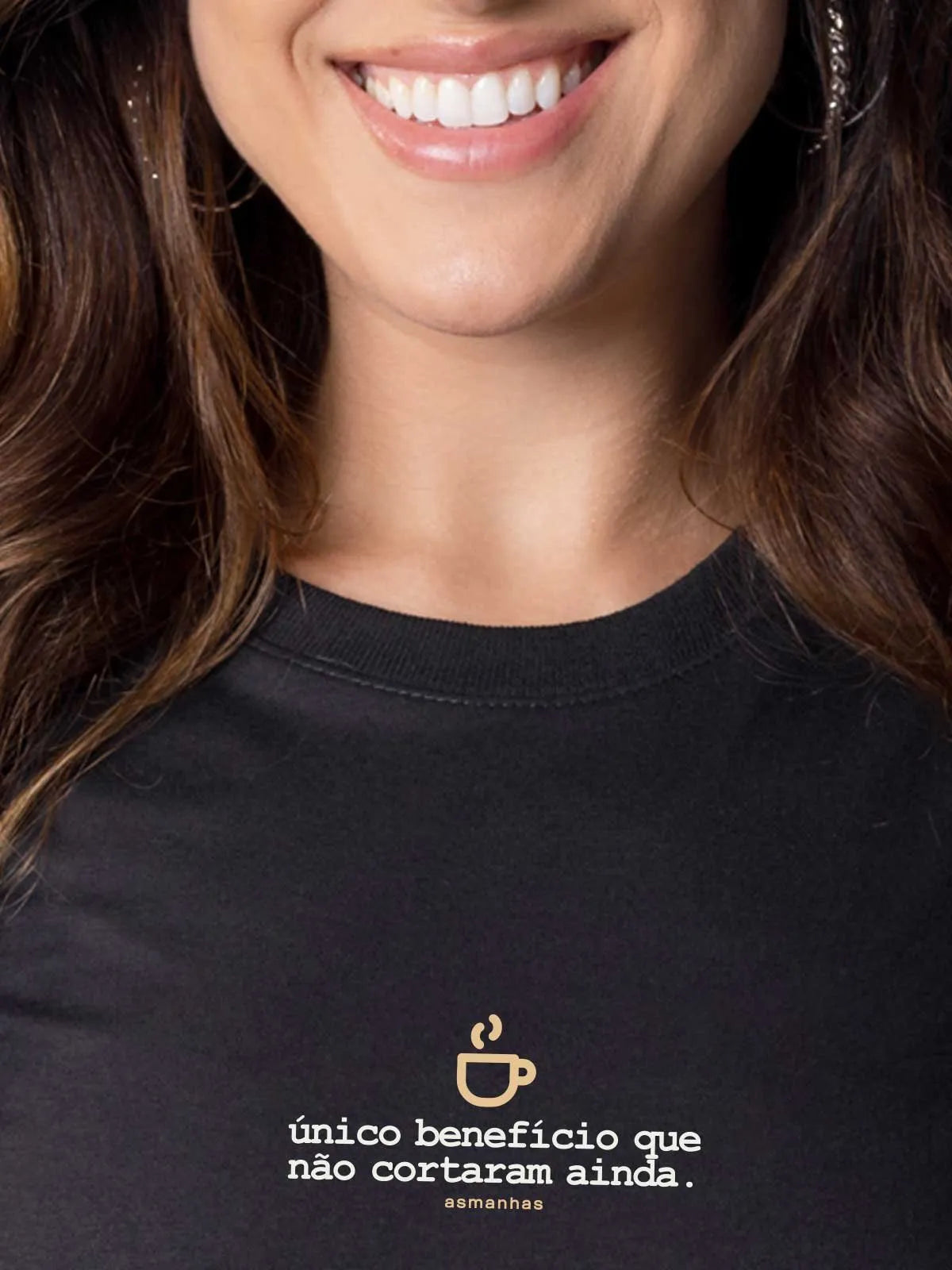 Camiseta Feminina Único Benefício Asmanhas