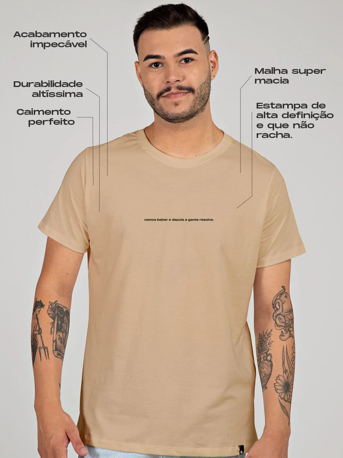 Camiseta Depois a Gente Resolve Asmanhas