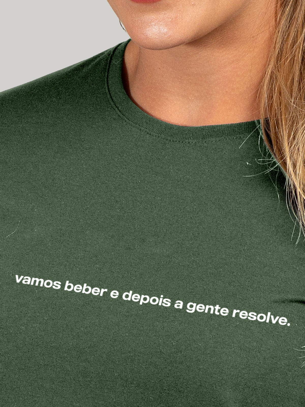 Camiseta Feminina Depois a Gente Resolve Asmanhas