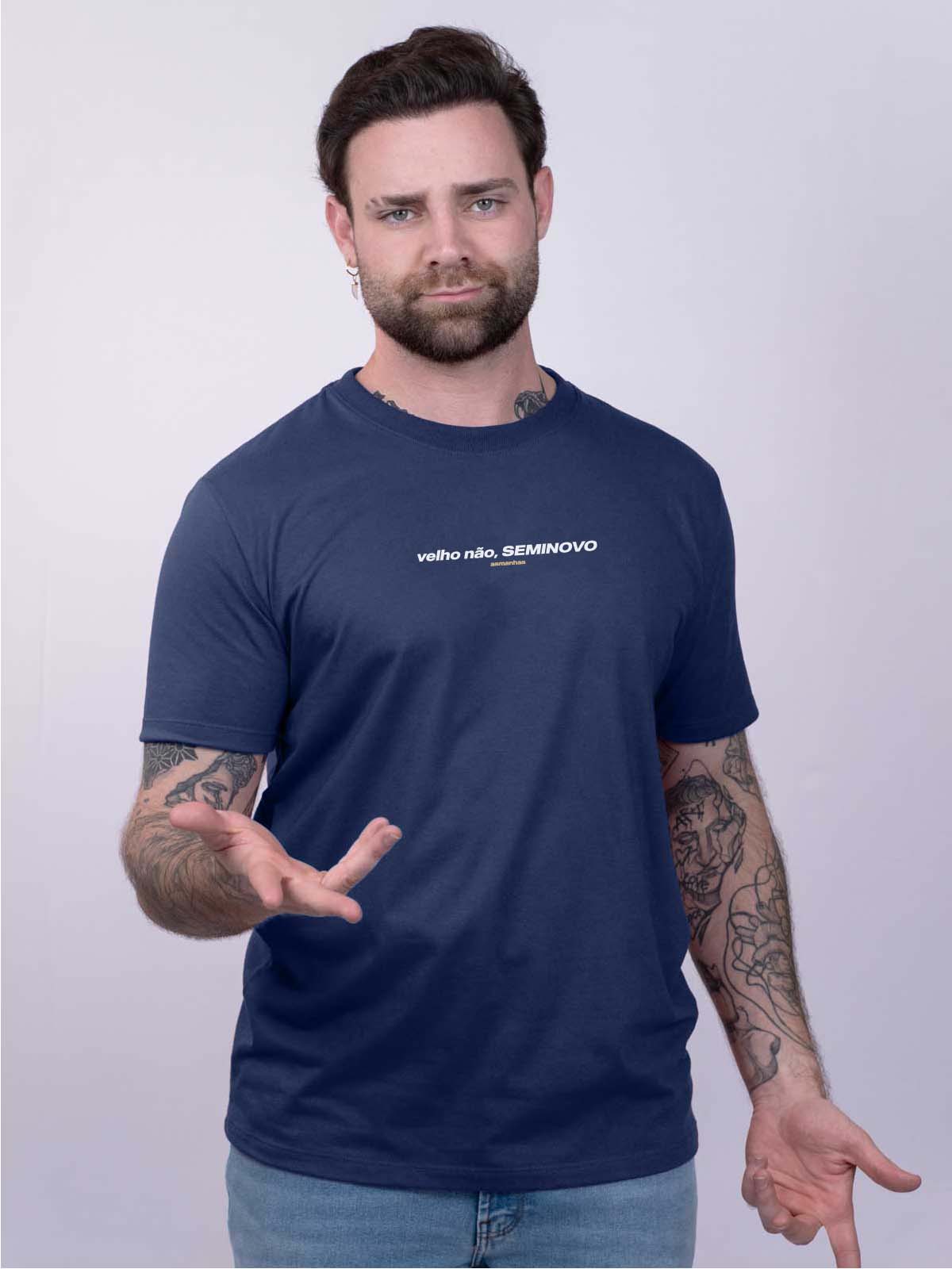 Camiseta Velho Não, Seminovo Asmanhas
