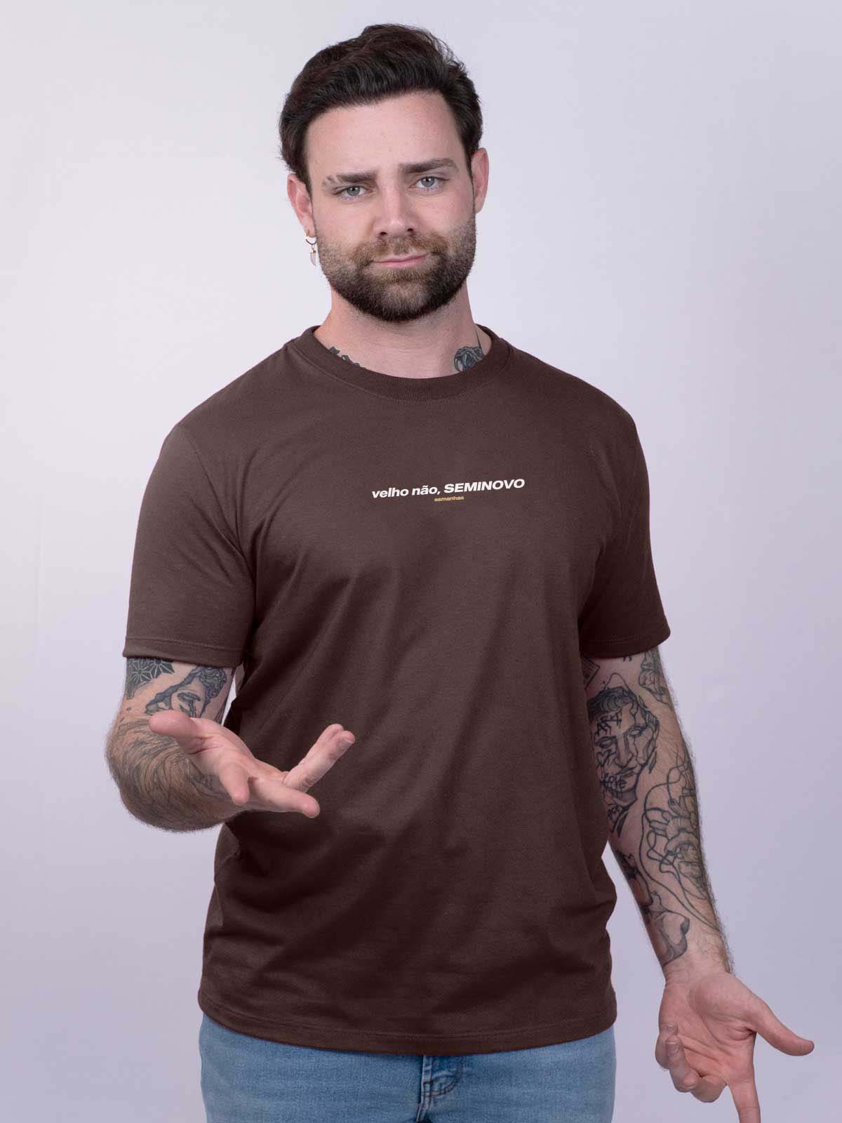 Camiseta Velho Não, Seminovo Asmanhas