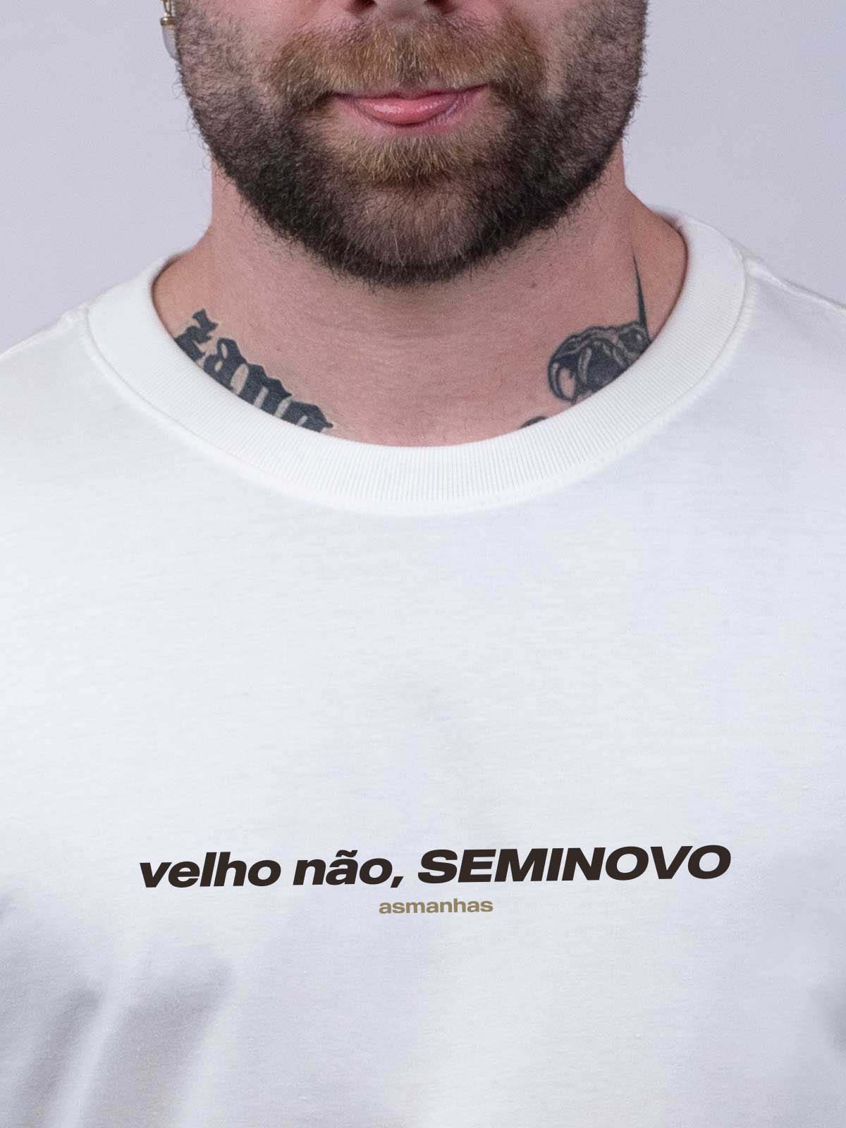 Camiseta Velho Não, Seminovo Asmanhas