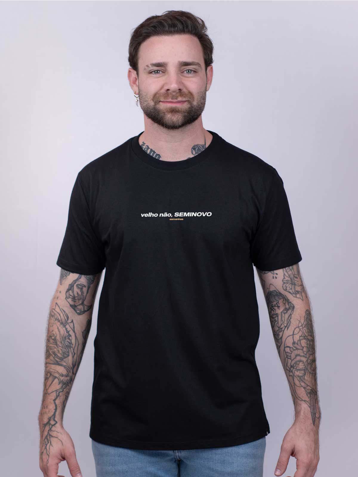 Camiseta Velho Não, Seminovo Asmanhas