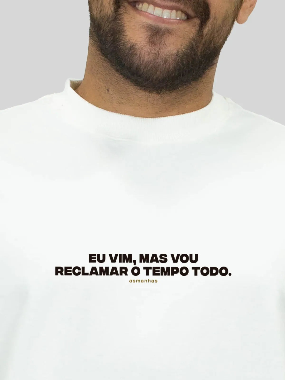 Camiseta Oversized Reclamar o Tempo Todo Asmanhas