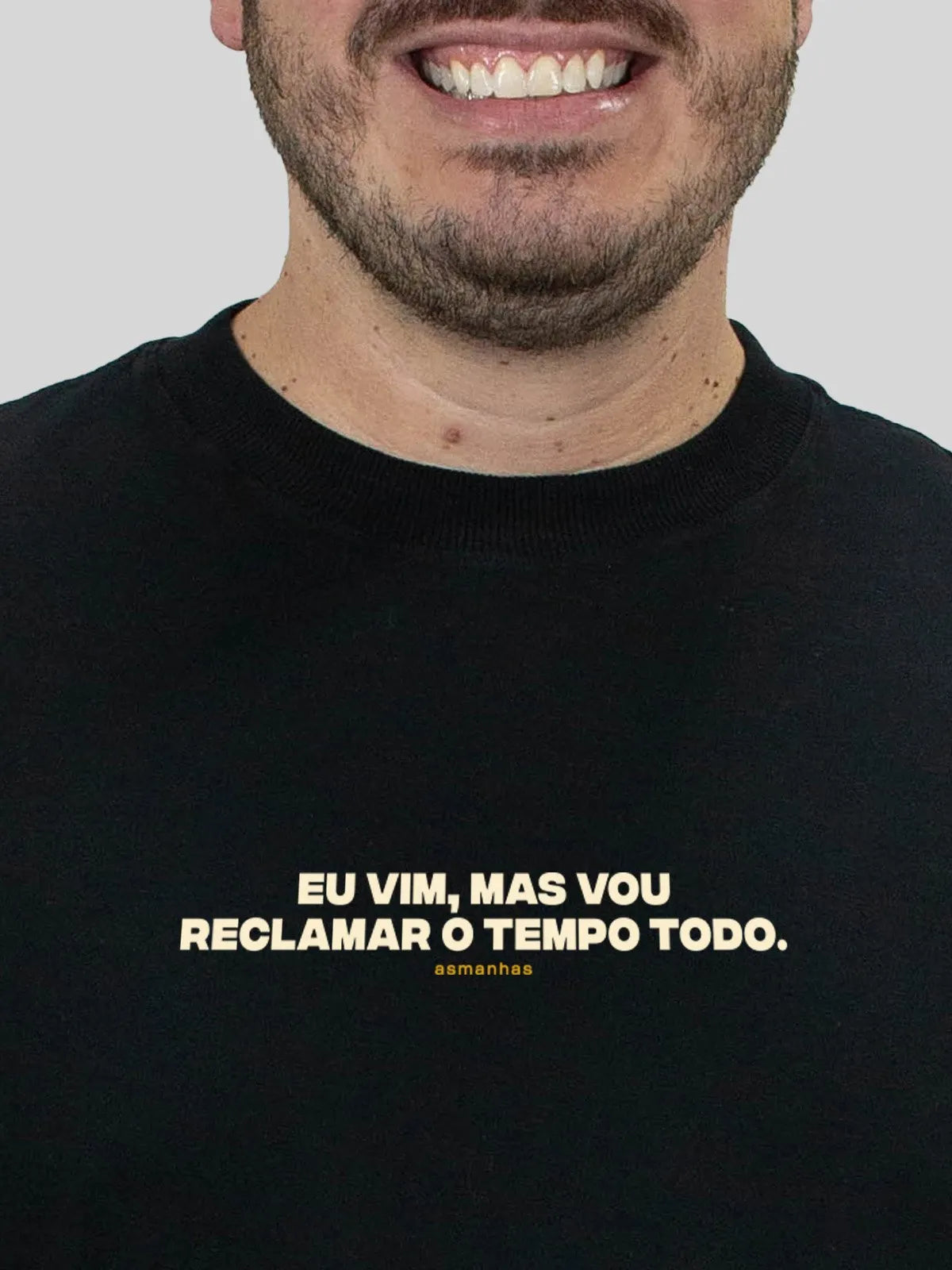 Camiseta Oversized Reclamar o Tempo Todo Asmanhas