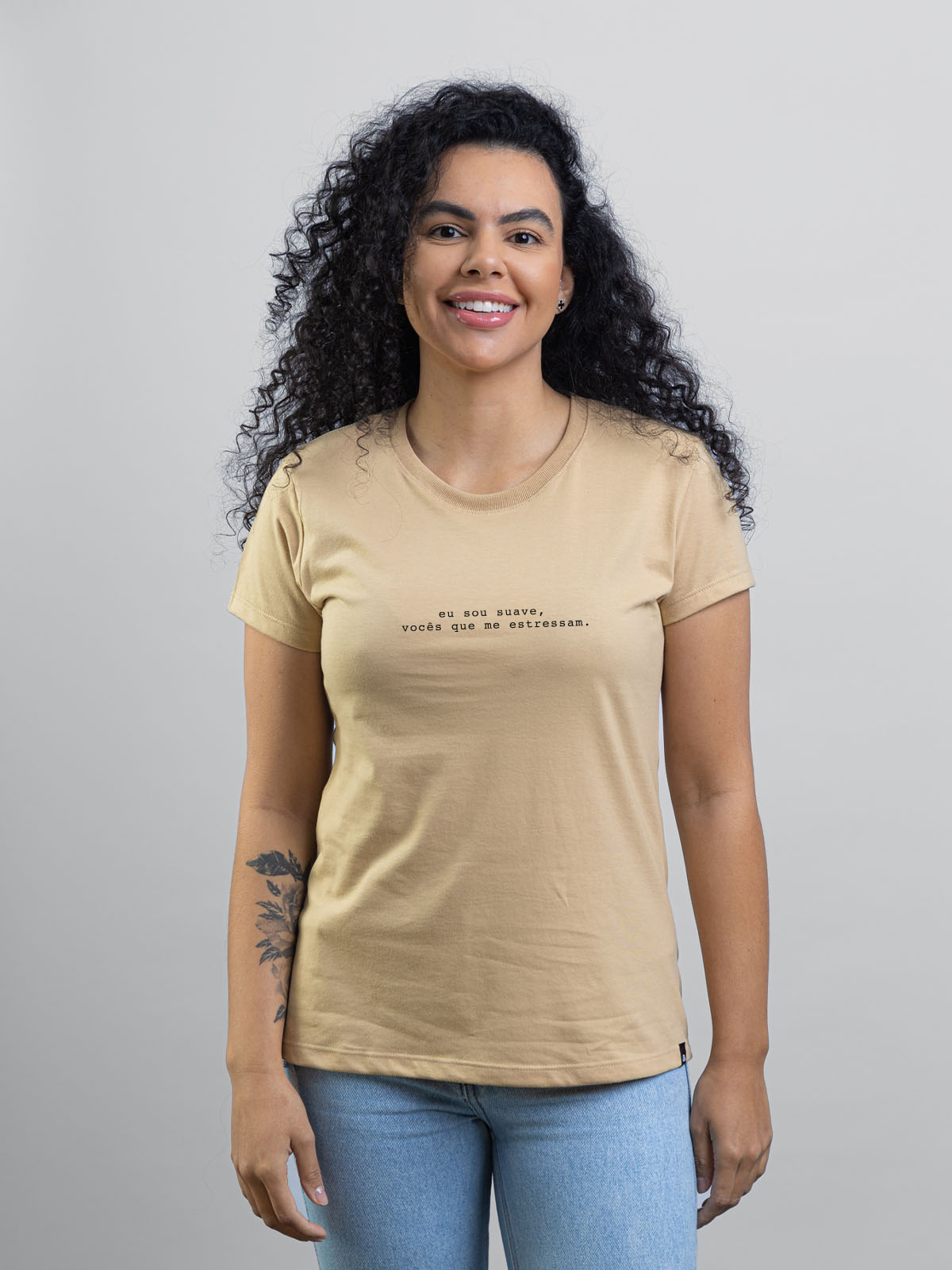 Camiseta Feminina Eu sou Suave Asmanhas