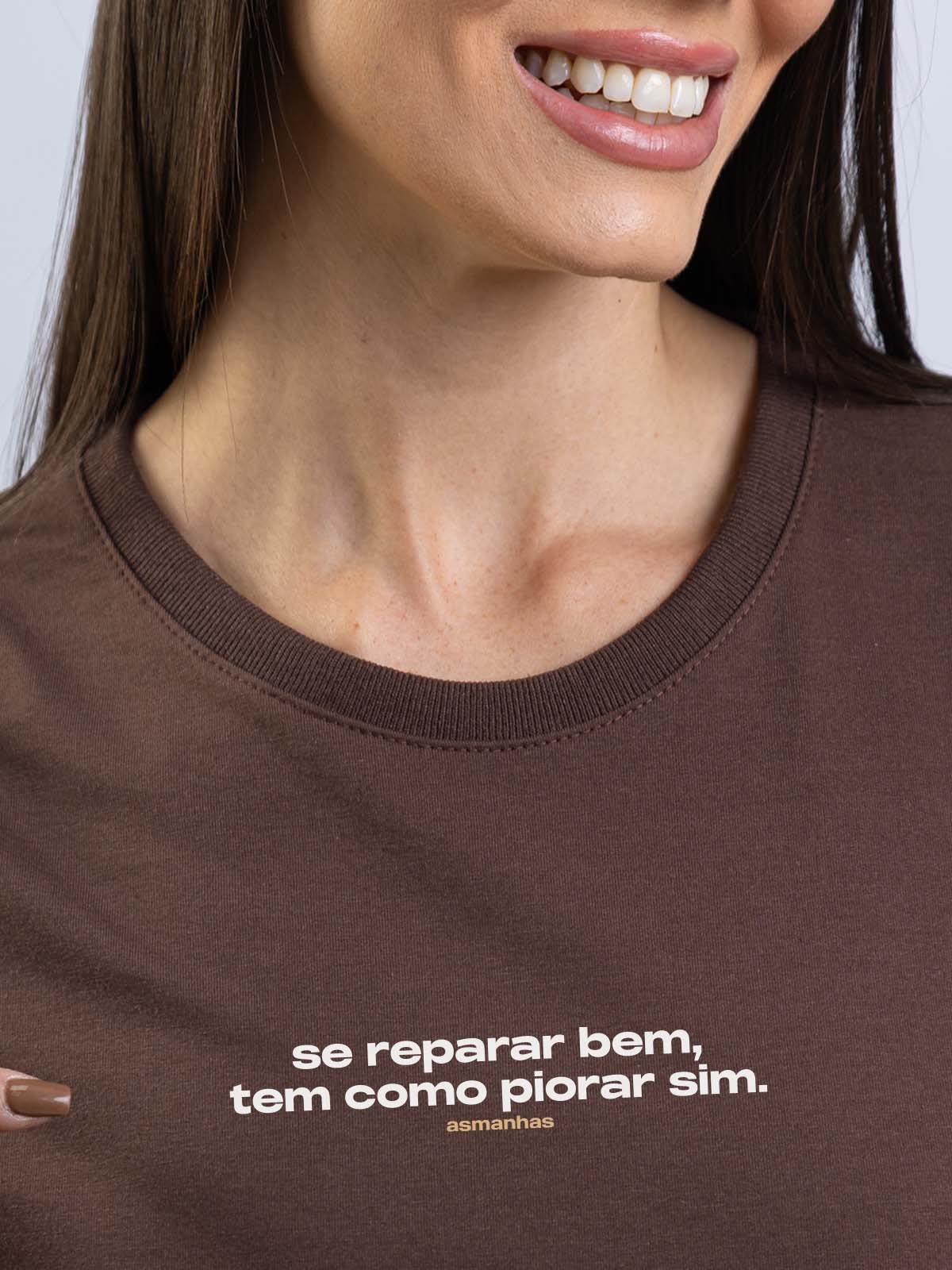 Camiseta Feminina Tem Como Piorar Asmanhas
