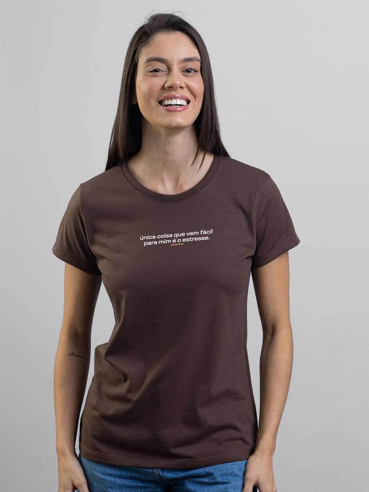 Camiseta Feminina Vem Fácil Pra Mim Asmanhas
