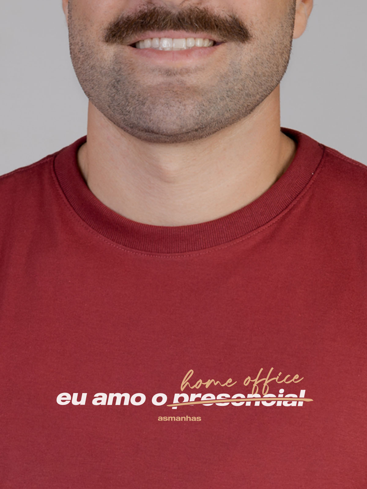 Camiseta Eu Amo o Presencial Asmanhas