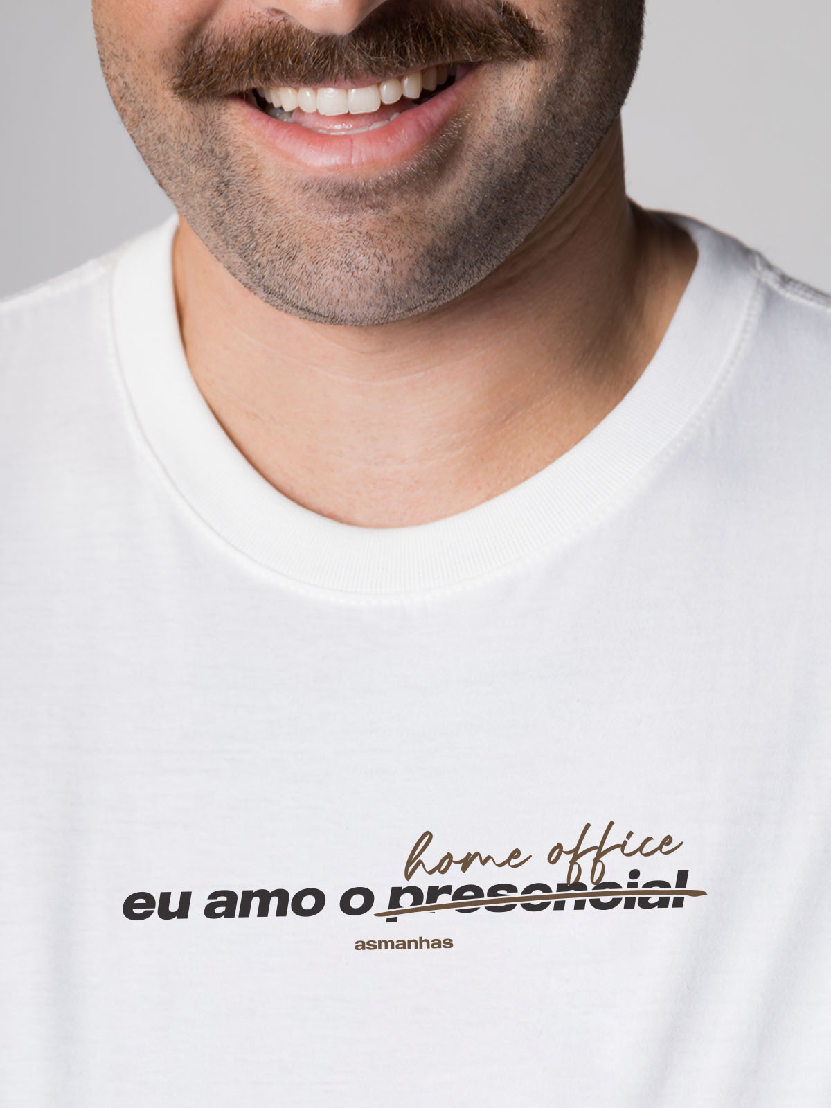 Camiseta Eu Amo o Presencial Asmanhas