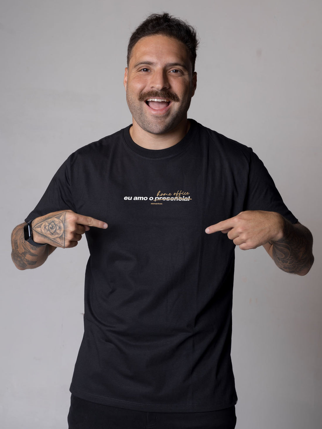 Camiseta Eu Amo o Presencial Asmanhas