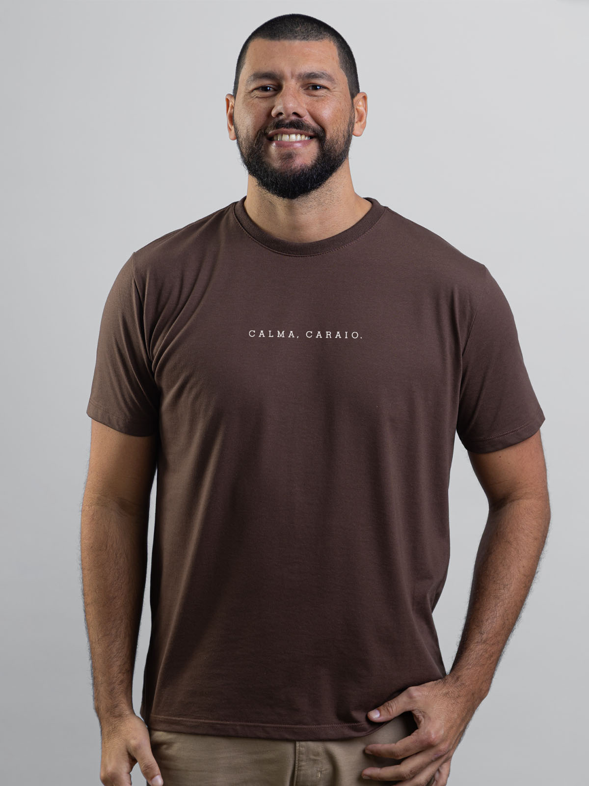 Camiseta Calma Caraio Minimalista Asmanhas