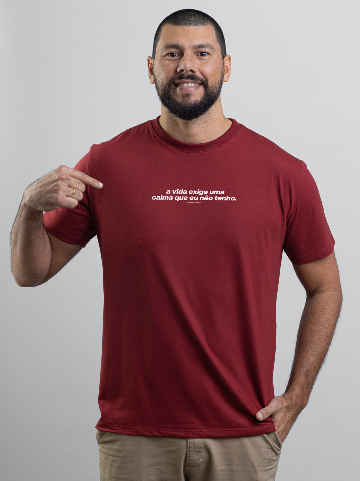 Camiseta Calma Que Eu Não Tenho Asmanhas