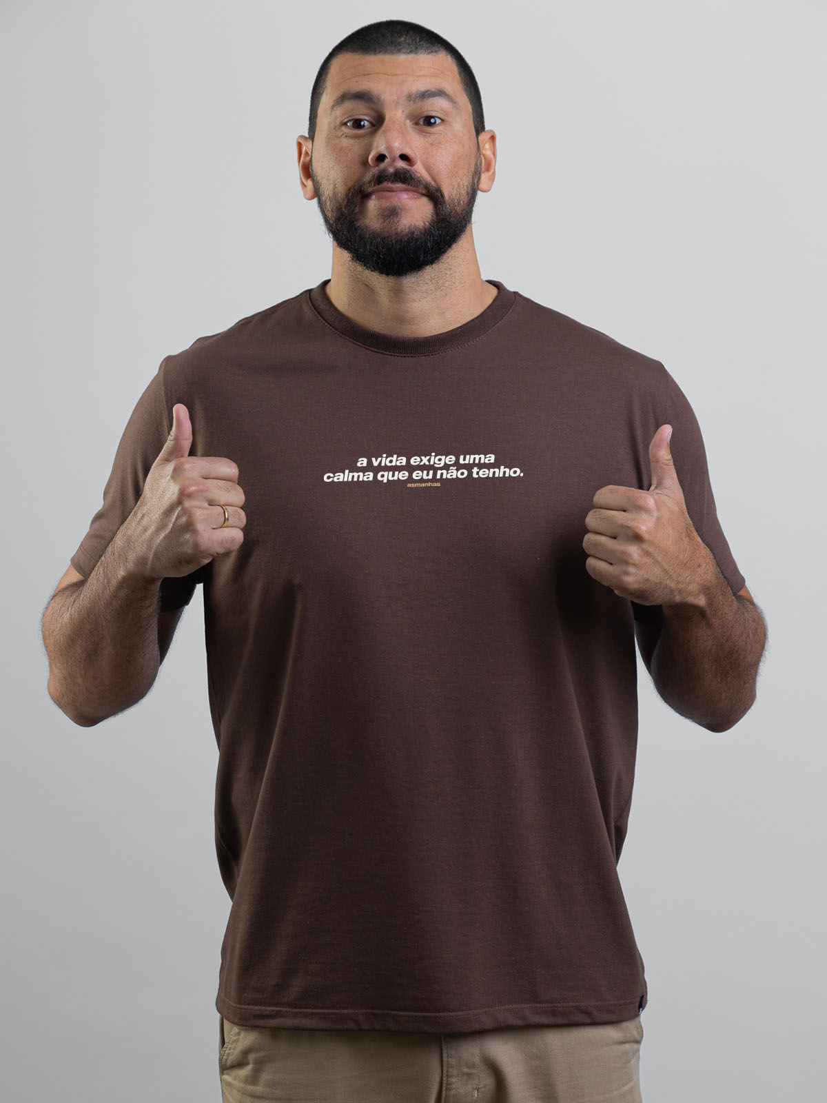 Camiseta Calma Que Eu Não Tenho Asmanhas