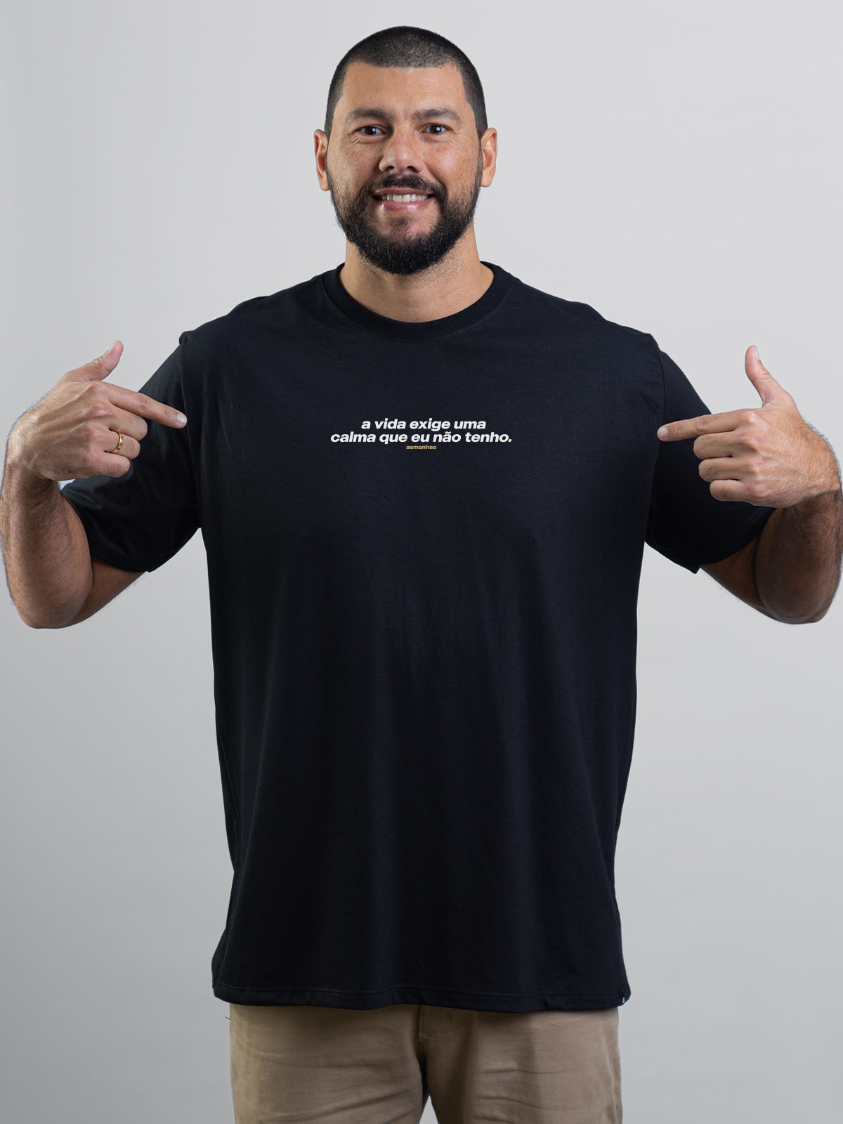 Camiseta Calma Que Eu Não Tenho Asmanhas