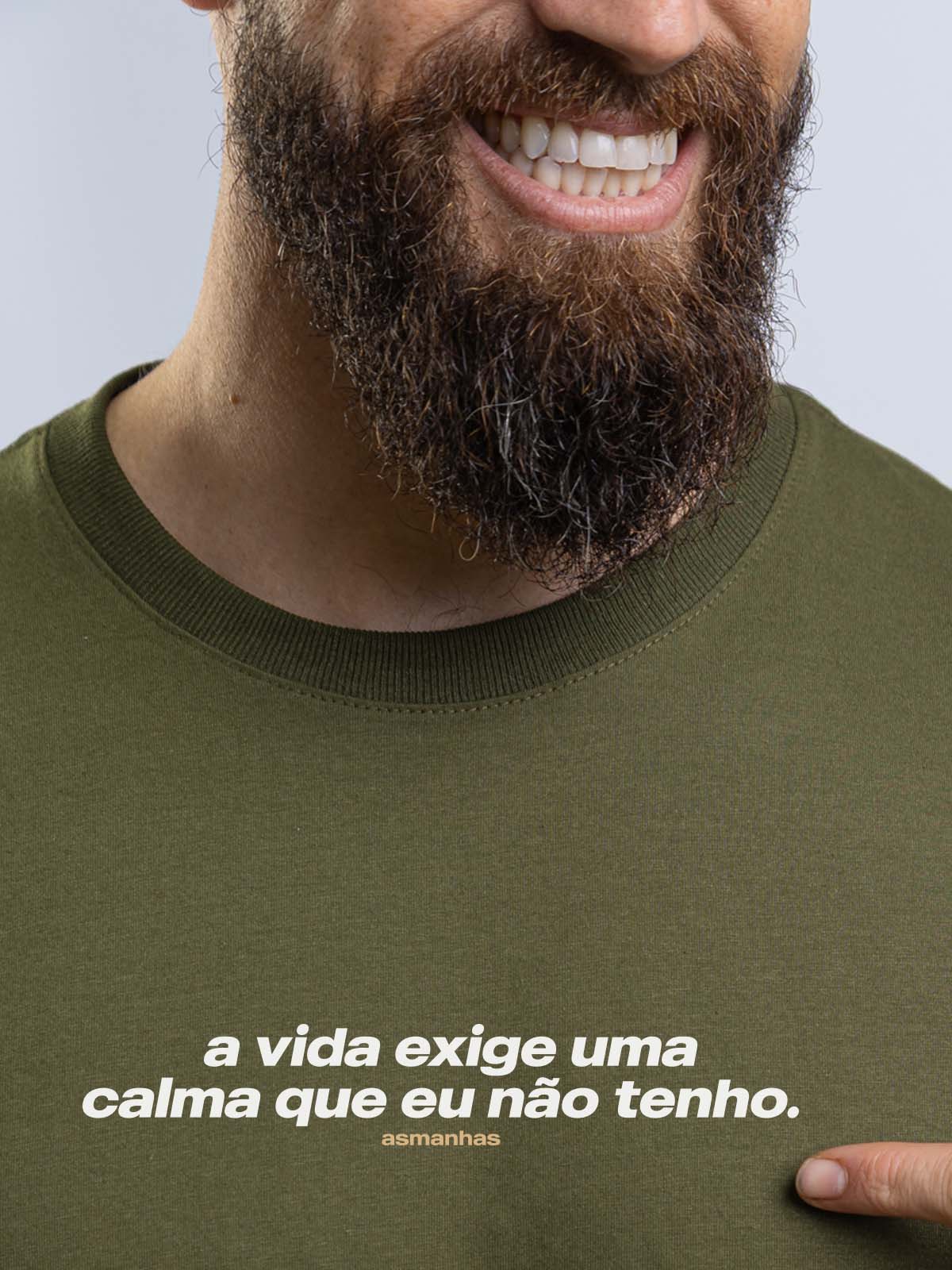 Camiseta Calma Que Eu Não Tenho Asmanhas