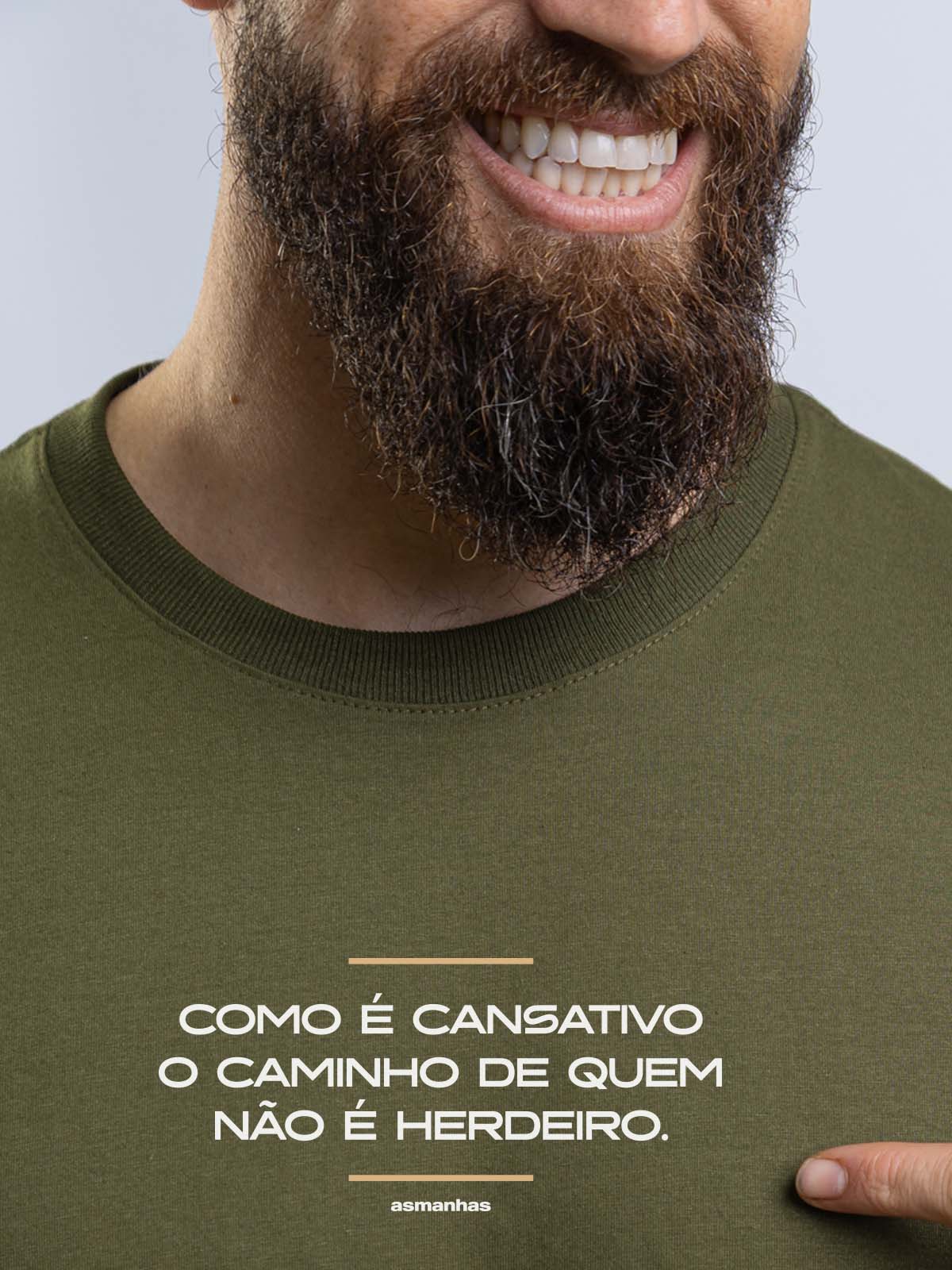 Camiseta Quem Não é Herdeiro Asmanhas