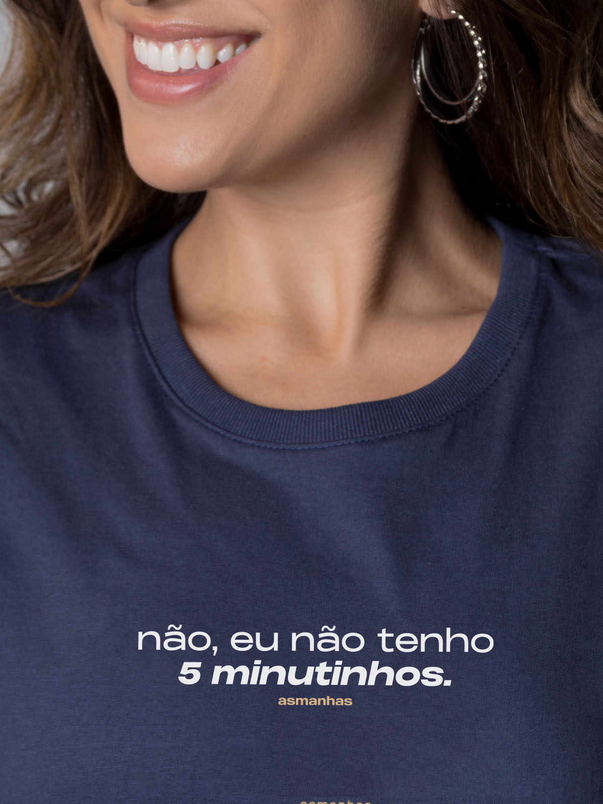Camiseta Feminina Cinco Minutinhos Asmanhas