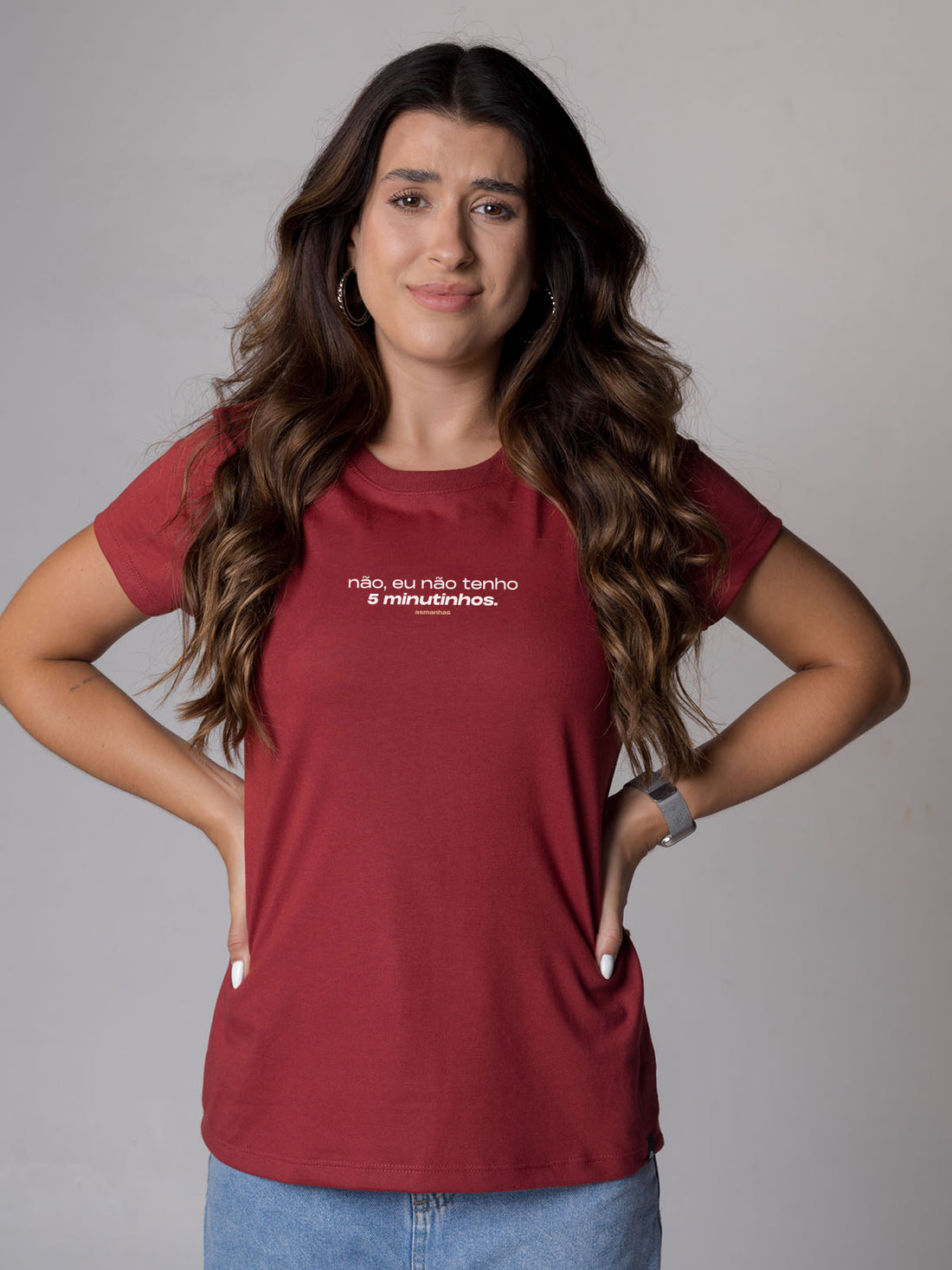 Camiseta Feminina Cinco Minutinhos Asmanhas