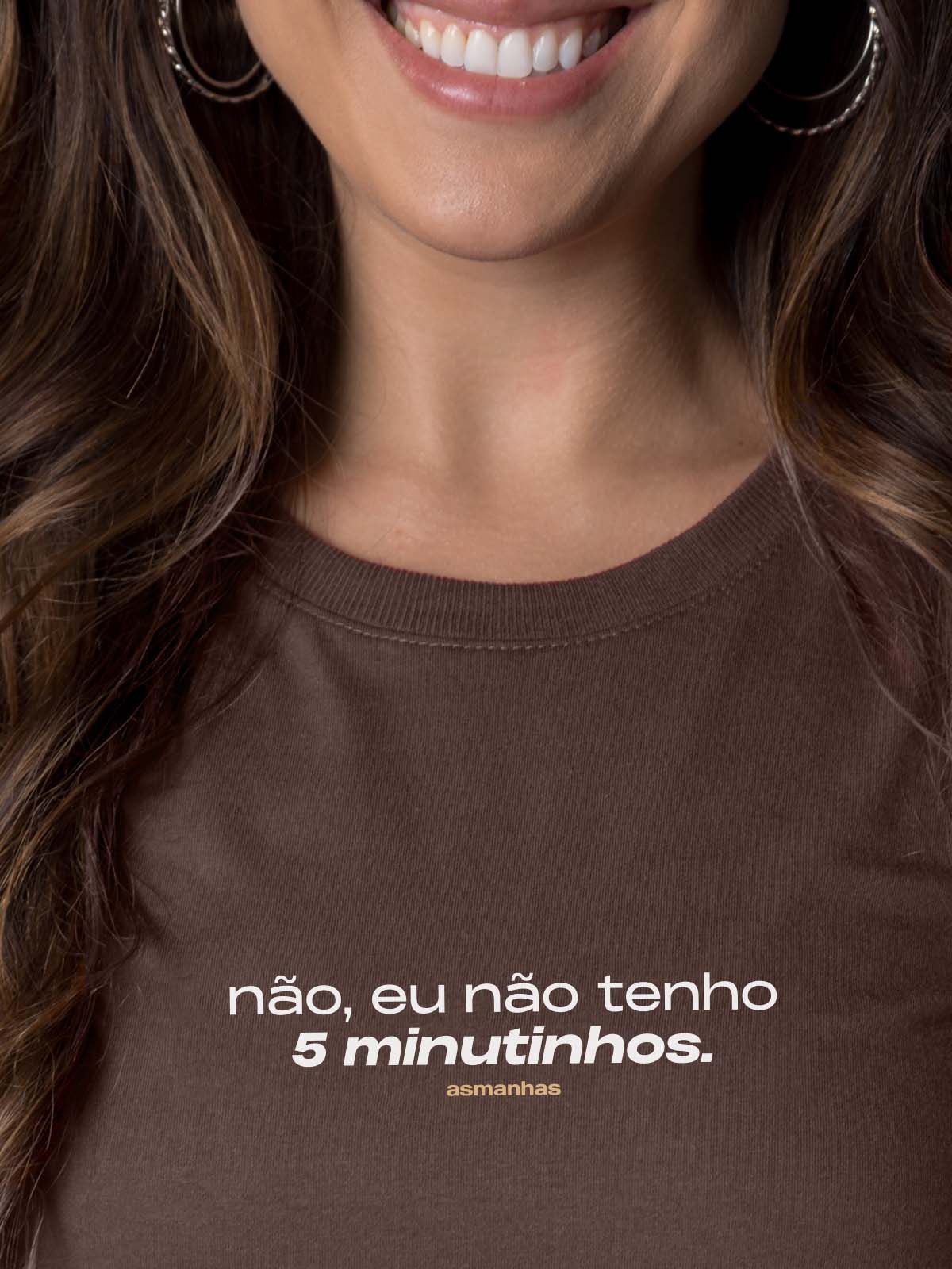 Camiseta Feminina Cinco Minutinhos Asmanhas