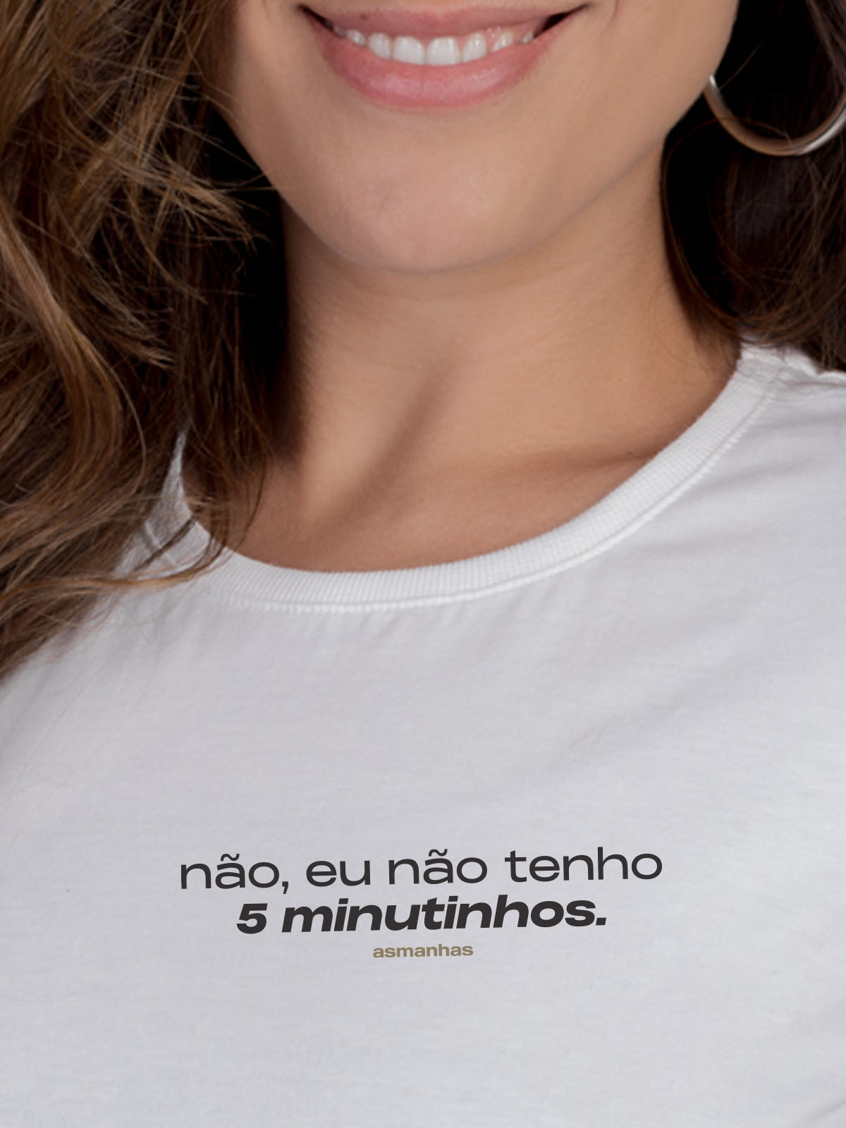 Camiseta Feminina Cinco Minutinhos Asmanhas