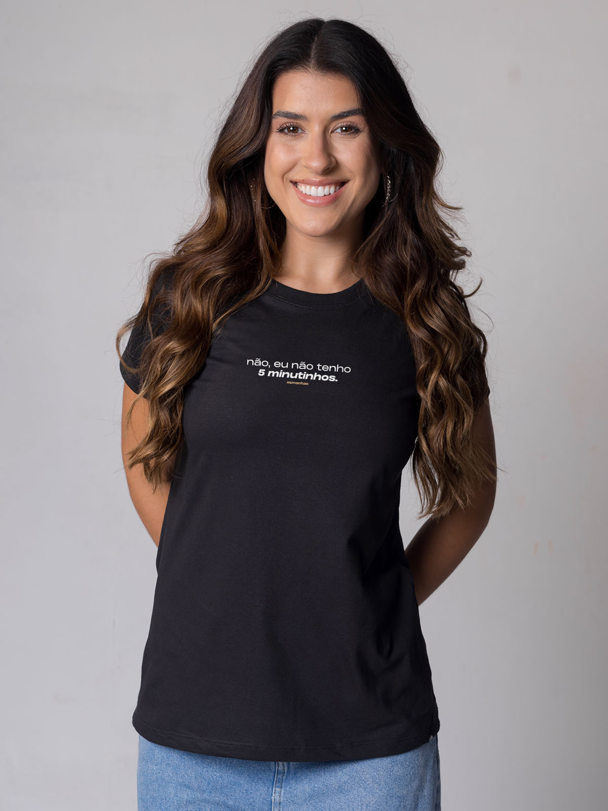 Camiseta Feminina Cinco Minutinhos Asmanhas