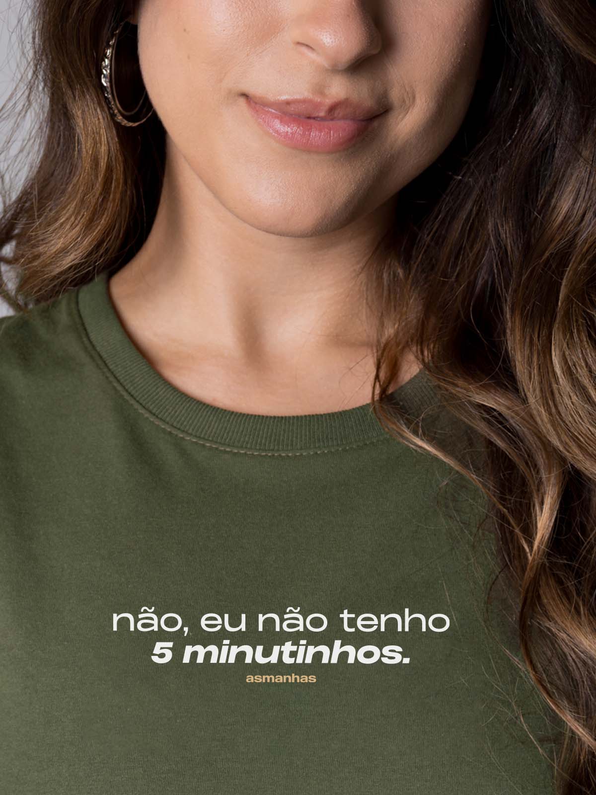 Camiseta Feminina Cinco Minutinhos Asmanhas