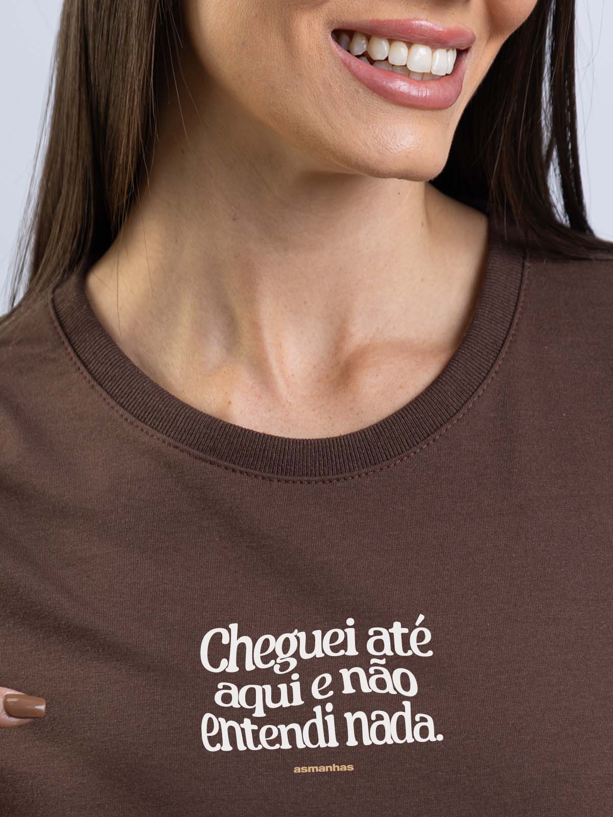 Camiseta Feminina Não Entendi Nada Asmanhas