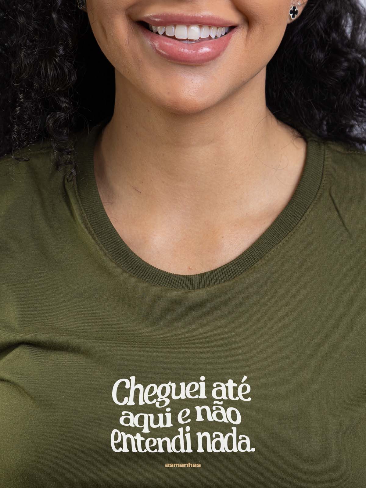 Camiseta Feminina Não Entendi Nada Asmanhas