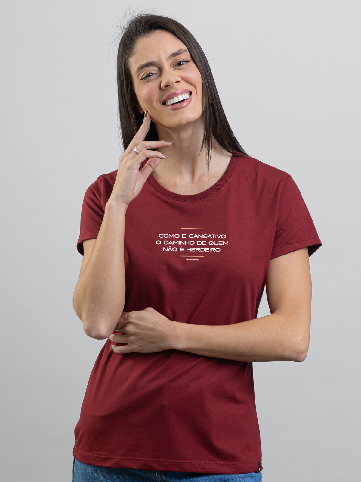Camiseta Feminina Quem Não é Herdeiro Asmanhas